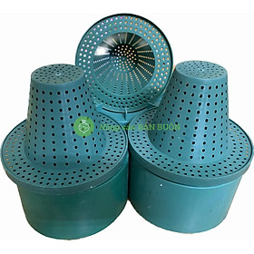 COMBO 3 Cốc điều hòa thông minh loại to 22x19x11cm - Phụ kiện trồng Lan thông minh cho HOA PHONG LAN