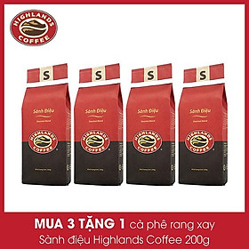 BÁO GIÁ Cà Phê Sành Điệu Highland | Shopee Lazada Sendo Tiki mới nhất 60 Mua 3 gói tặng 1 gói Cà phê rang xay Sành điệu Highland coffee 200g