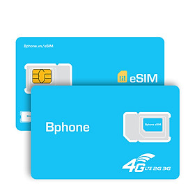Mua eSim Bphone B86 dùng cho các dòng điện thoại hỗ trợ eSim- Hàng chính hãng