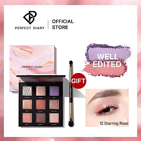 Bảng Phấn Mắt Perfect Diary 9 Màu Trang Điểm Tiện Lợi 10g