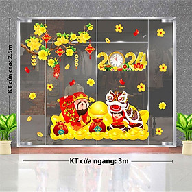 Mua DECAL TRANG TRÍ TẾT 2024 CHO QUÁN BUFFET NƯỚNG LẨU