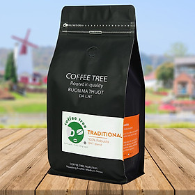 Hình ảnh Cà phê bột Robusta nguyên chất 100% 500gr  - Coffee Tree thơm ngon, đậm đà