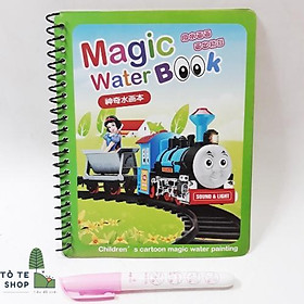 Đồ Chơi Ảo Thuật Tranh Tô Màu Nước Ma Thuật, Magic Water Book