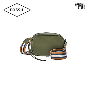 Túi đeo vai nữ khoá kéo nhỏ thời trang Fossil Masie Camera SHB2642350 - màu xanh lá