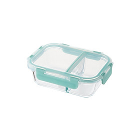 Hộp thủy tinh Lock&Lock 2 ngăn Glass Food Container 600ml, 860ml LLG456 - Hàng chính hãng