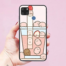 Ốp lưng điện thoại dành cho Realme C12 Hình Ly Trà Sữa