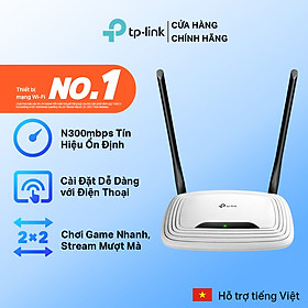 TP-Link  TL-WR841N - Router Wifi Chuẩn N Tốc Độ 300Mbps - Hàng Chính Hãng