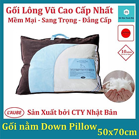 Mua Gối lông vũ lông ngỗng cao cấp nhất Down Laube Nhật Bản 50x70cm