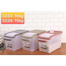 Mua Thùng đựng gạo thông minh 10kg  thiết kế dạng nhấn nút  chất liệu ABS cao cấp