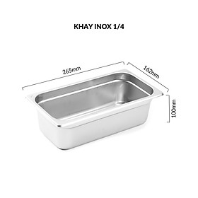 Mua Khay Inox đựng thực phẩm  khay đựng thức ăn buffet  đủ size - inox 201 (	364184/364185/364186/364189/364191/364193/364195/364197/364199/364702/364704/364706/364708/364187)