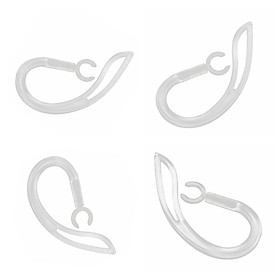 4 Packs Sillicon Ear Hook Loop Earloop Clip for Bluetooth Headset 7.0mm