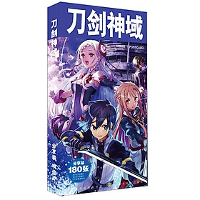 Bộ Postcard Hộp ảnh Anime Sword Art Online 180 pcs