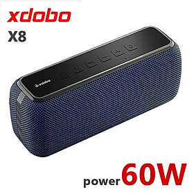 X8 60W Loa Bluetooth Di Động TWS Bass Soundbar Máy Tính Âm Thanh Nổi Loa Siêu Trầm Ngoài Trời Chống Nước Thẻ Khuếch Đại Âm Thanh Hộp Nhạc Color: 60W Red
