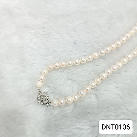 Chuỗi ngọc trai Akoya phớt hồng (DNT0106) - MOON Jewelry