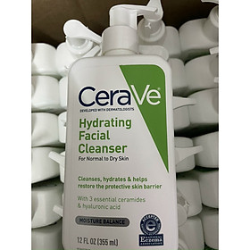 Sữa Rửa Mặt Cerave Hydrating Facial Cleanser dành cho da khô