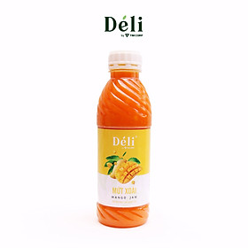 Mứt Xoài Déli chai 1LHSD 18 tháng, nguyên liệu pha chế trà trái cây, soda