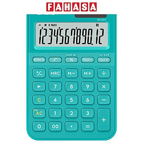Máy Tính Casio MS-20YC-TU-W-DP - Màu Xanh Ngọc