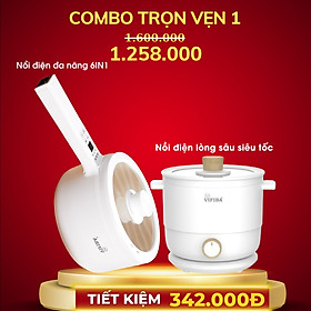 Mua Nồi lẩu điện mini đa năng siêu tốc chống dính cao cấp Homea2z   nồi điện lòng sâu có đế và nồi tách rời