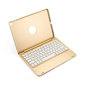 Mua Bàn phím F8TS có chuột cho bàn phím cho iPad 10.2 và iPad 10.5 Không xoay - 7 màu đèn nền đẹp mắt - Hàng nhập khẩu - gold