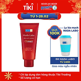 Sữa rửa mặt dưỡng chuyên biệt chống lão hóa Hada Labo Pro Anti Aging α Lifting Cleanser (80g)