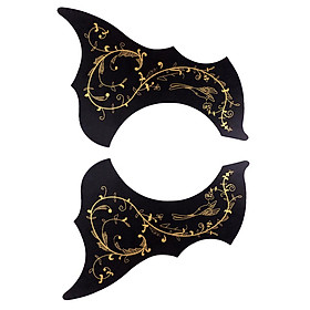 2Pc 40 41in Acoustic Guitar Pickguards PVC Left Right Handed Plate Parts Kit
