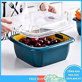 Mua Bộ Rổ Nhựa Kèm Thau Có Nắp Tiện Dụng 3In1 - MàU NgẫU Nhiên  - Vận Chuyển Miễn Phí Toàn Quốc