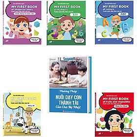 Combo 5 Cuốn My First Books - Cuốn Sách Đầu Tiên Của Bé Tặng Phương Pháp Nuôi Dạy Con Thành Tài Của Cha Mẹ Nhật