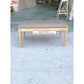 Mua GHẾ BĂNG DÀI 1M GỖ CAO SU 100% - BENCH STOOL WOOD NATURAL 205TC