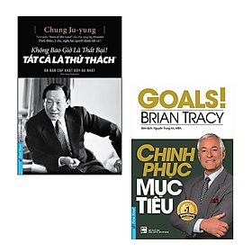 Combo 2 cuốn sách kinh tế hay: Không Bao Giờ Là Thất Bại! Tất Cả Là Thử Thách + Chinh Phục Mục Tiêu ( Tặng kèm Bookmark Happy Life)
