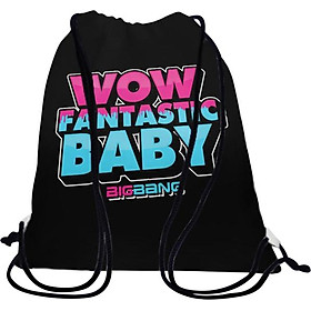 Balo rút in chữ Wow fantastic baby - Bigbang BDTE084