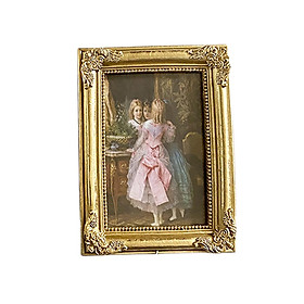 Resin Photo Frame Card Display Holder  Glass Front Picture Frame for Desktop Tabletop or Wall Display Bedroom Office Farmhouse