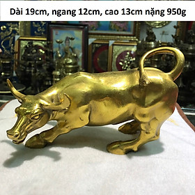 Mua Tượng trâu vàng bằng đồng MS420