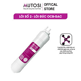 Mua Lõi số 2 - Lõi đúc OCB-GAC máy lọc nước RO Mutosi - Hàng chính hãng