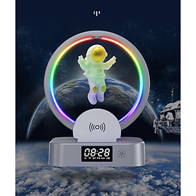 Mua Loa bluetooth đa năng kiêm Sạc không dây  Đồng hồ  Đèn led RGB Astronaut in Space