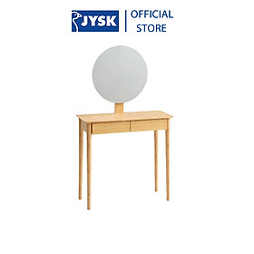 Mua Bàn trang điểm kèm gương | JYSK Saksild | tre/MDF/gương | màu tự nhiên | R80xS35xC137cm