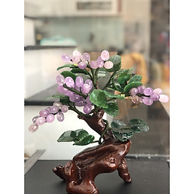 Mua Cây nho đá thạch anh tím 32 cm