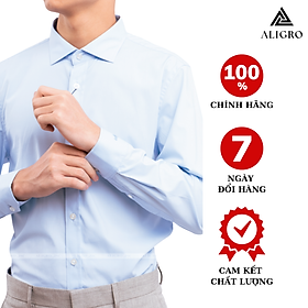 Hình ảnh Áo sơ mi nam dài tay ALIGRO chất liệu bamboo cao cấp mềm mịn, kháng khuẩn, chống tia UV  Slim ALGS172