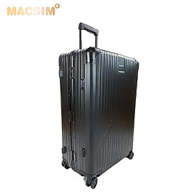 Vali hợp kim nhôm nguyên khối MS1104 Macsim cao cấp màu đen cỡ 29 inches