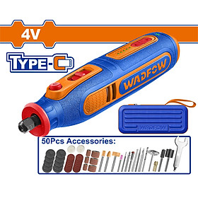MÁY MÀI KHUÔN MẪU DÙNG PIN 4V (KHÔNG KÈM DÂY SẠC) WADFOW WRYN418 - HÀNG CHÍNH HÃNG