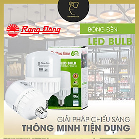 Bóng Led trụ tiết kiệm điện Rạng Đông [20W - 30W - 40W - 50W - 60W - 80W] - [Ánh sáng Trắng/Vàng