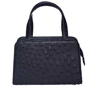 Túi xách nữ Huy Hoàng da đà điểu cỡ nhỏ màu đen HC6463