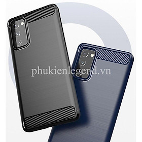 Ốp lưng chống sốc Vân Sợi Carbon cho Samsung Galaxy S20 FE