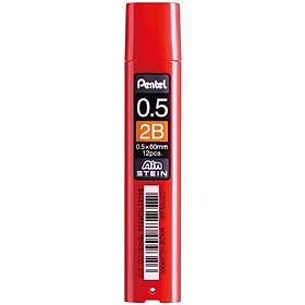 Ruột Chì 2B 0.5 mm Pentel C275S (60 mm x 12 Ngòi)