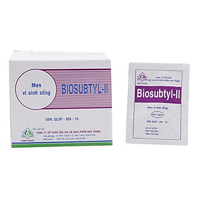 Men tiêu hóa Biosubtyl-II - Hộp 25 gói Hương dâu