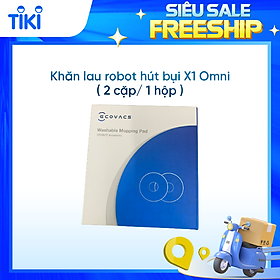 Mua Hộp 2 cặp khăn lau robot hút bụi X1 Omni_Hàng chính hãng