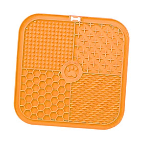 Licking Mat for Dogs and Cats with Suction Cups Pet Food Licking Mat
