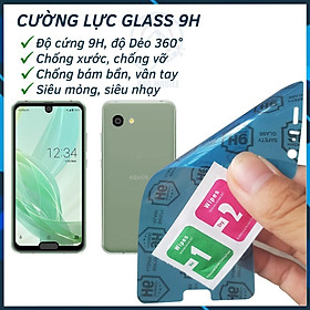 Dán cường lực dẻo nano dành cho AQuos R2 Compact