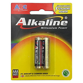Vỉ 2 Pin ABC Alkaline AAA AK-AAA2B
