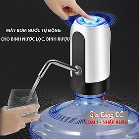 Vòi bơm nước uống tự động cho bình chai đóng sẵn thông minh máy hút mini tích điện sạc cổng usb