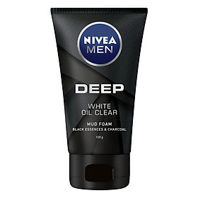 Sữa Rửa Mặt NIVEA MEN DEEP Than Đen Hoạt Tính Hút Nhờn Sáng Da (100G) - 84415